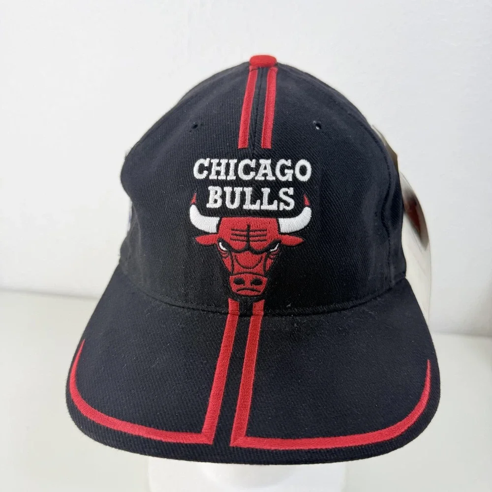 Vintage Chicago Bulls Sports Specialties Hat Cap Strap Back Mens OS NBA Draft